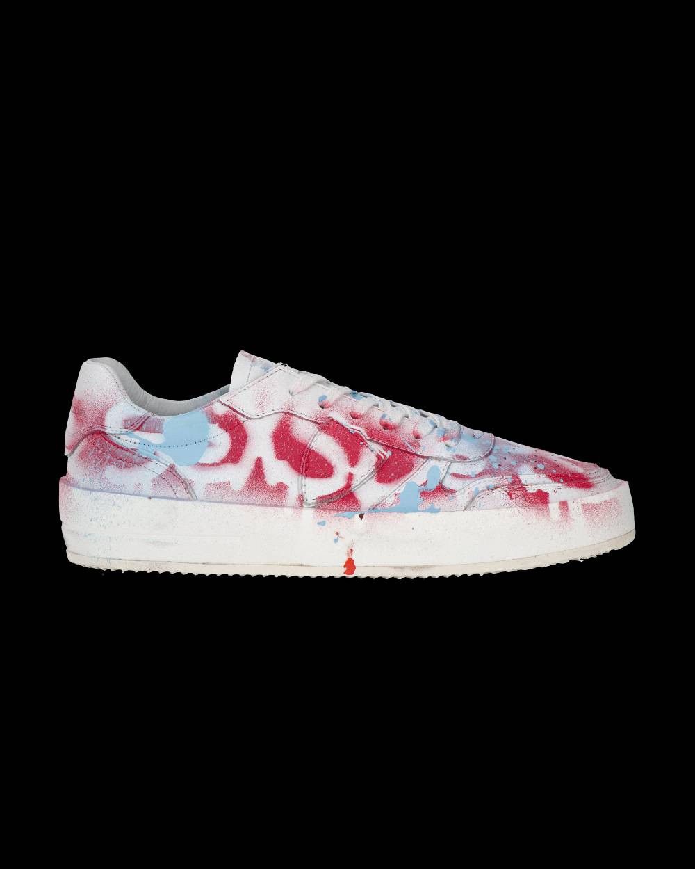 Philippe Model Sneaker bassa Nice uomo - bianco, rosso e azzurro Fino al 60% di sconto