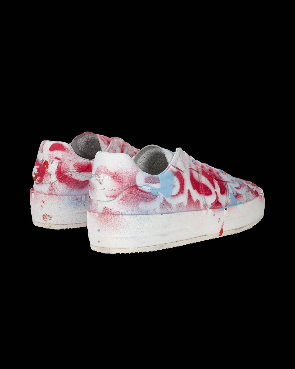 Philippe Model Sneaker bassa Nice uomo - bianco, rosso e azzurro Fino al 60% di sconto