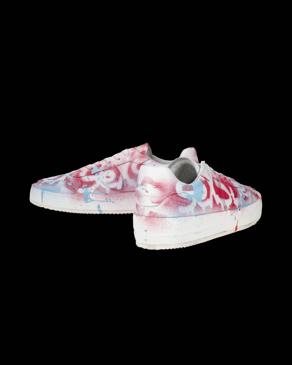 Philippe Model Sneaker bassa Nice uomo - bianco, rosso e azzurro Fino al 60% di sconto