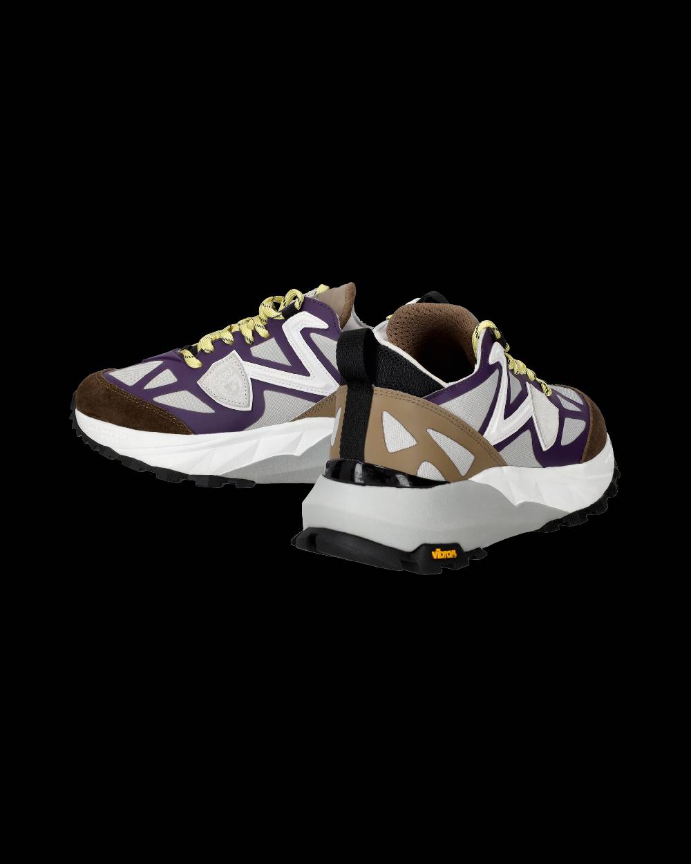 Philippe Model Sneakers Rocx da Donna Viola e Grigie in Tessuto Tecnico Solo un giorno rimasto