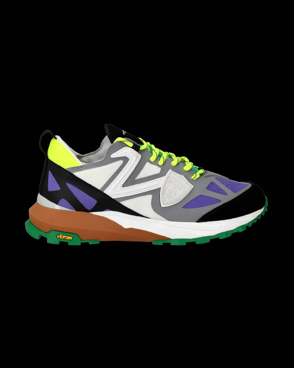 Philippe Model Sneakers Rocx da Uomo Grigie e Bianche in Tessuto Tecnico Trasporto libero internazionale