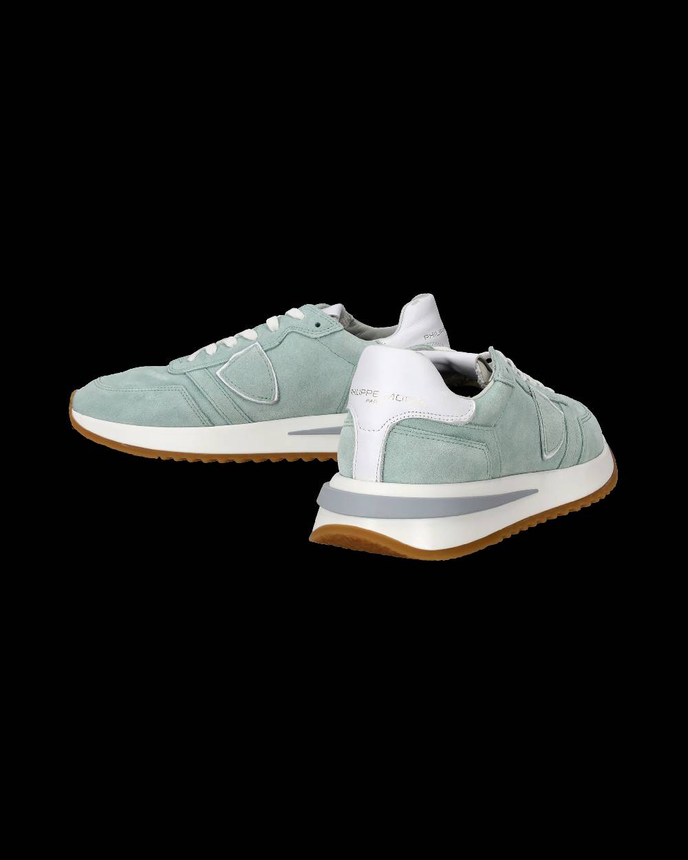 Philippe Model Sneakers Tropez 2.1 Verdi da Donna in Pelle Scamosciata Officina