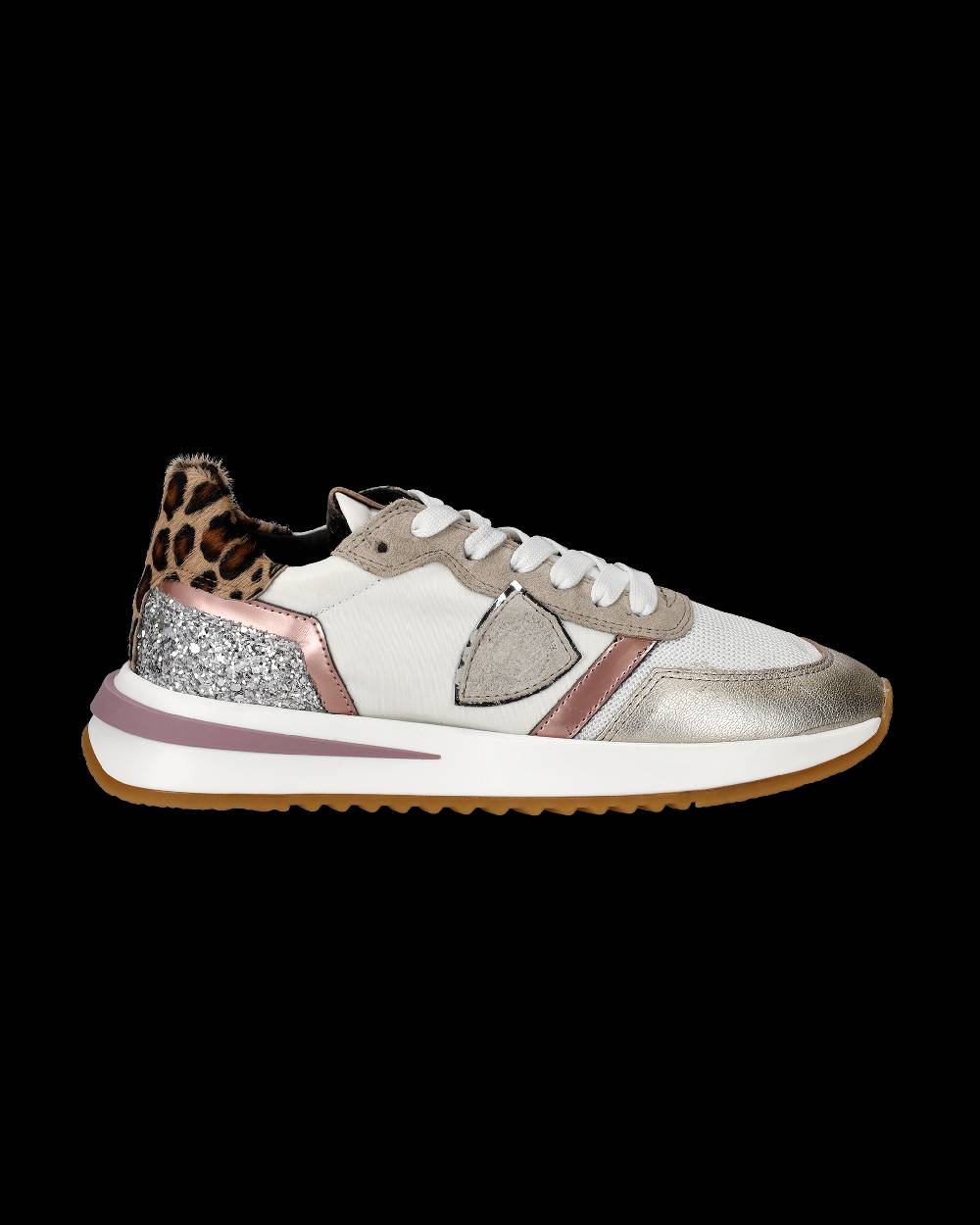 Philippe Model Sneaker basse Tropez 2.1 donna - animalier bianco e rosa Black Friday Prezzi
