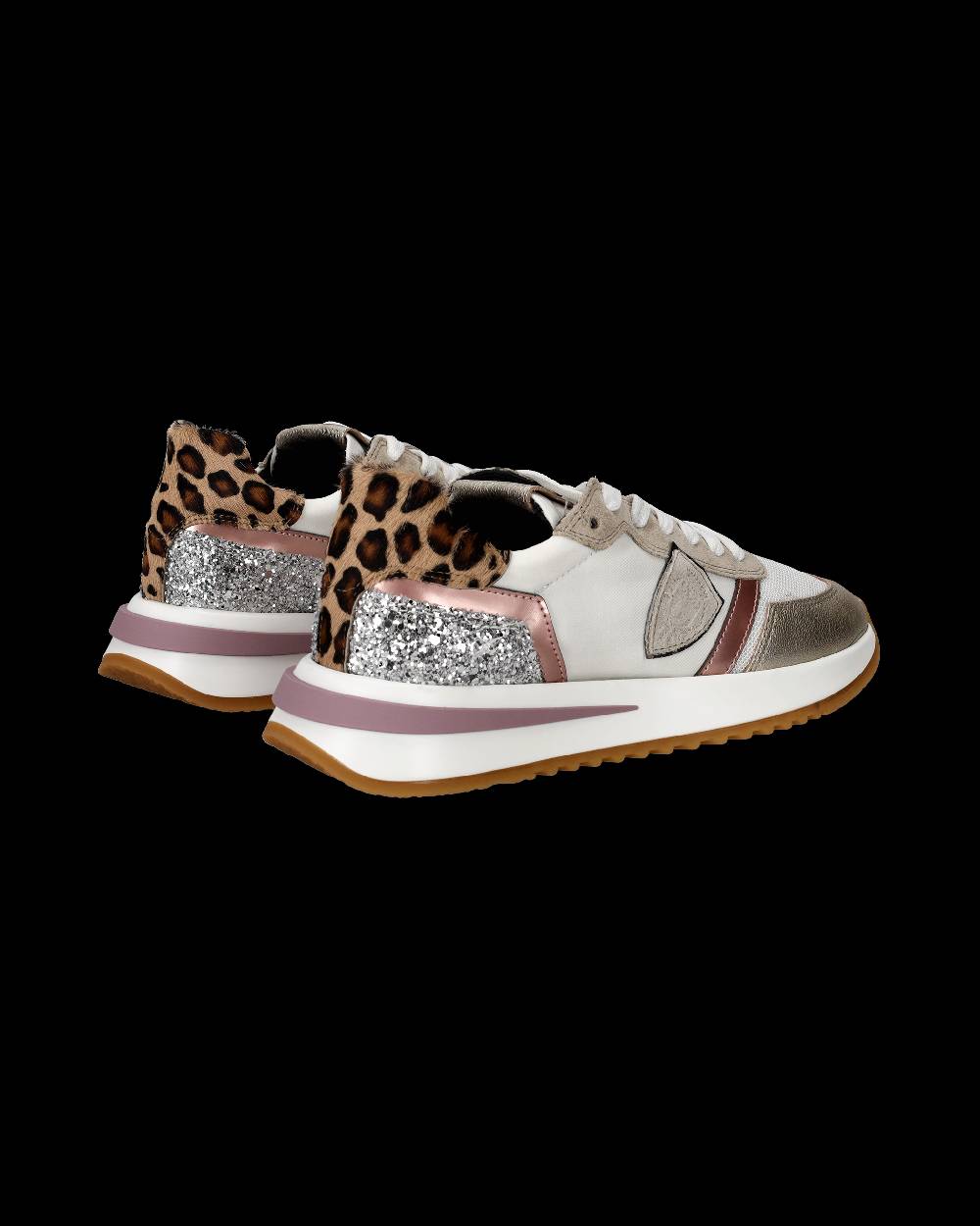 Philippe Model Sneaker basse Tropez 2.1 donna - animalier bianco e rosa Black Friday Prezzi
