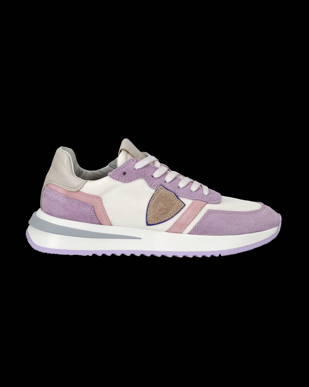Philippe Model Sneakers Tropez 2.1 da Donna Bianche e Viola in Tessuto Tecnico In vendita