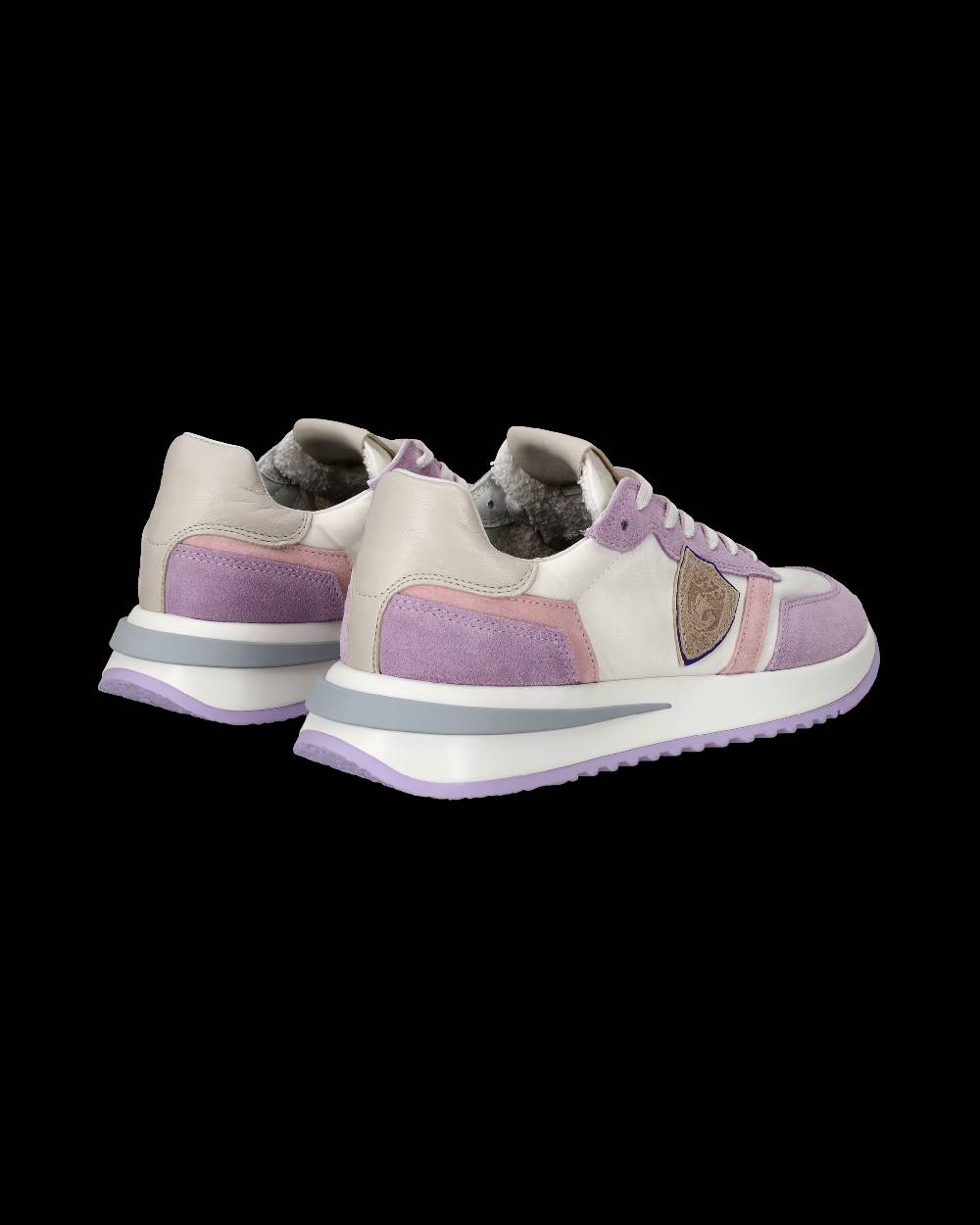 Philippe Model Sneakers Tropez 2.1 da Donna Bianche e Viola in Tessuto Tecnico In vendita