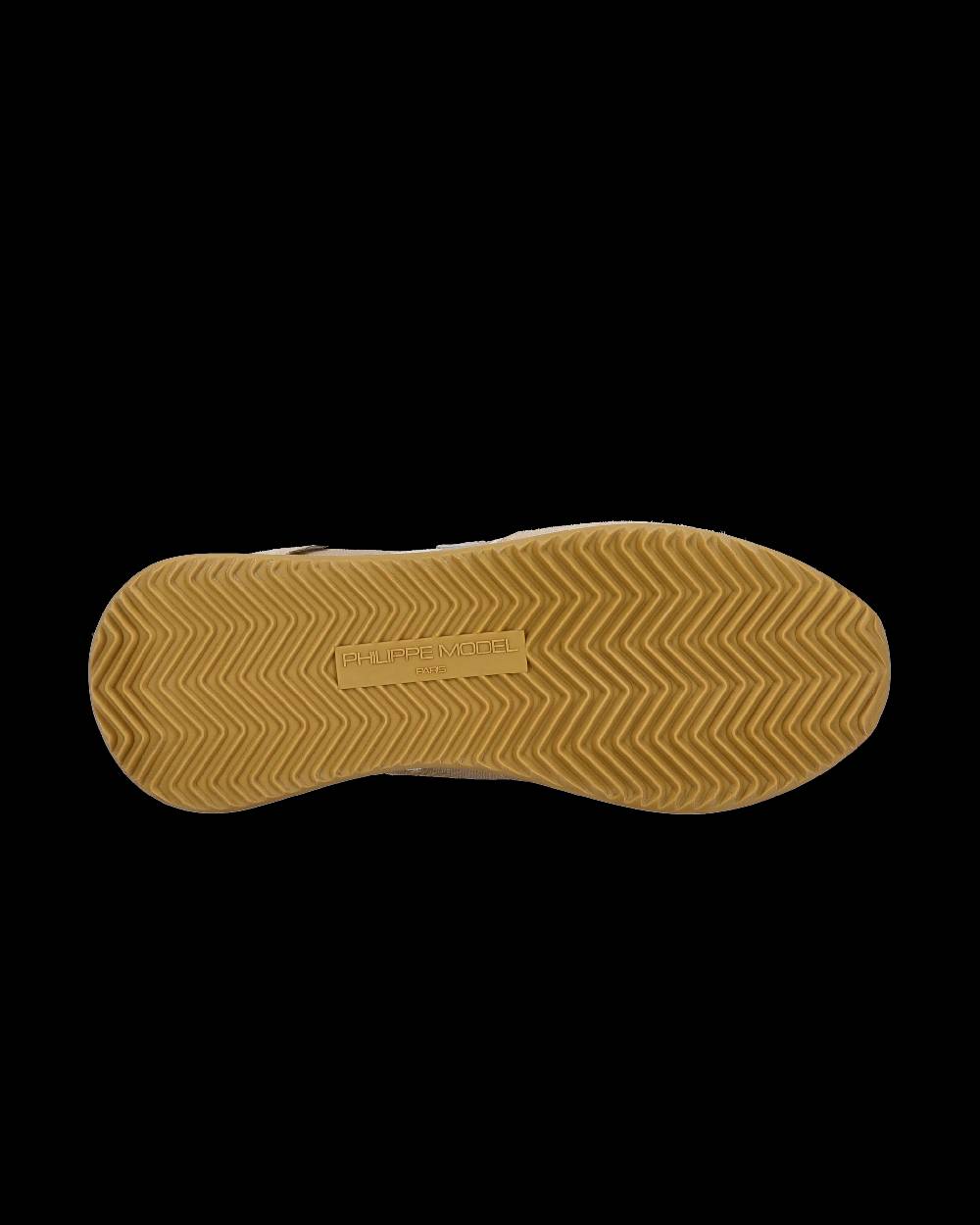 Philippe Model Sneaker casual Trpx da donna in pelle e nylon - Dorato e sabbia Duty-free