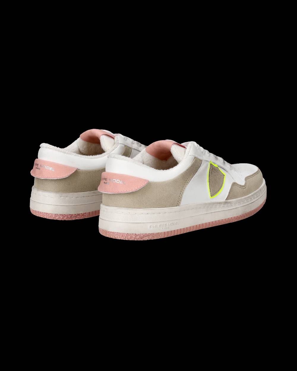 Philippe Model Sneakers Lyon da Donna Rosa in Pelle Riciclata Italia