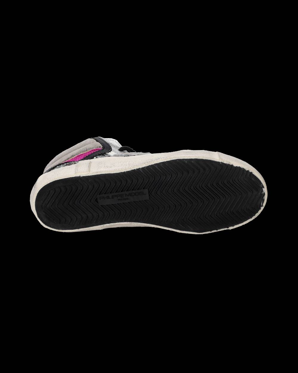 Philippe Model Sneaker high Paris donna - argento e rosa Qualità