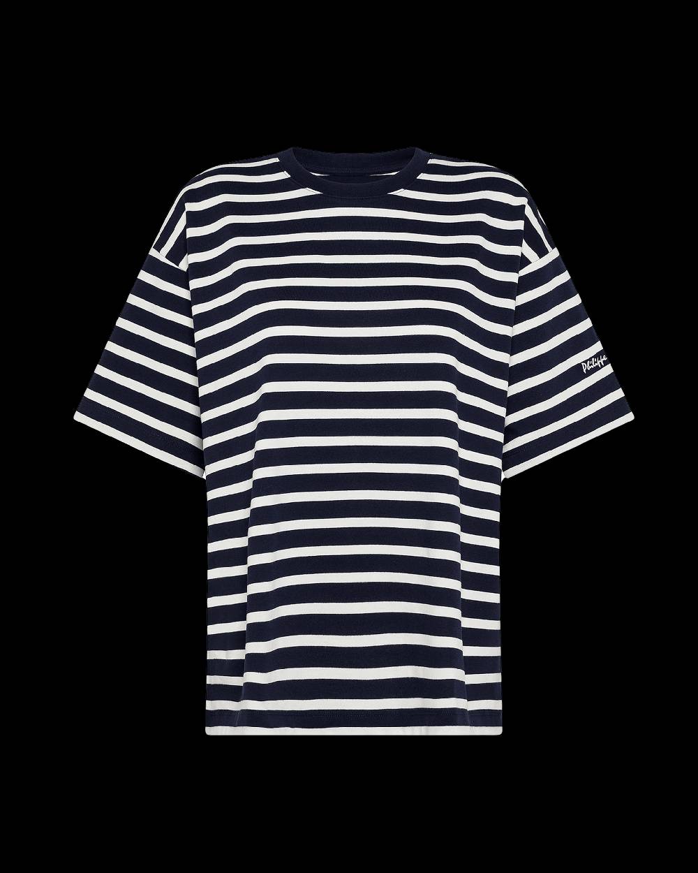 Philippe Model T-Shirt Monique da Donna Blu in Cotone Promozione