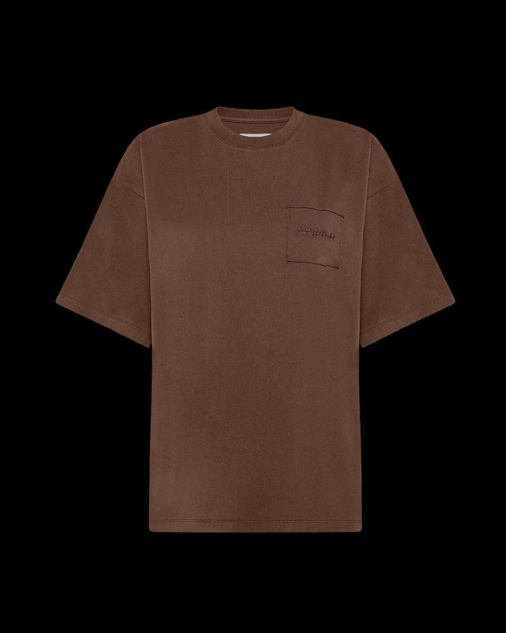 Philippe Model T-Shirt Monique da Donna Marrone in Jersey Spedizione Gratuita