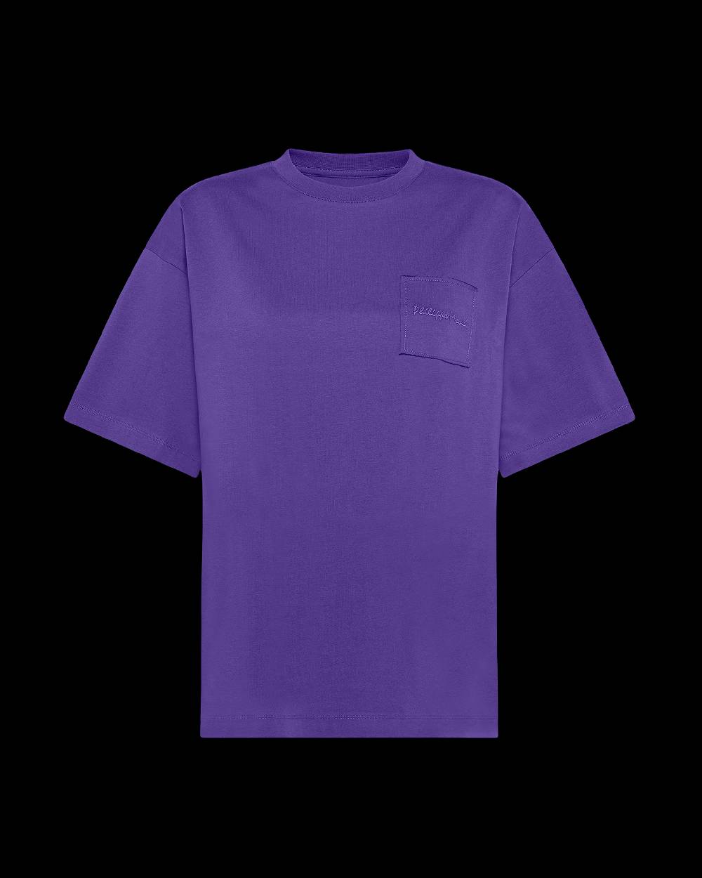 Philippe Model T-Shirt Monique da Donna Viola in Jersey Pezzi Unici