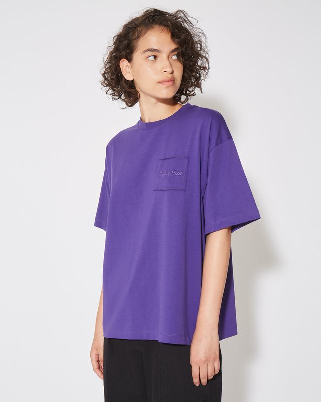 Philippe Model T-Shirt Monique da Donna Viola in Jersey Pezzi Unici