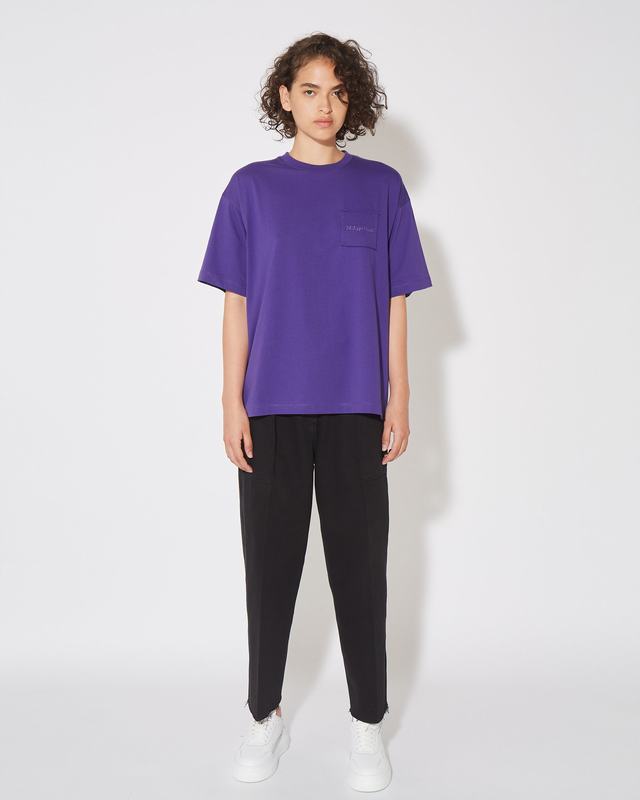 Philippe Model T-Shirt Monique da Donna Viola in Jersey Pezzi Unici