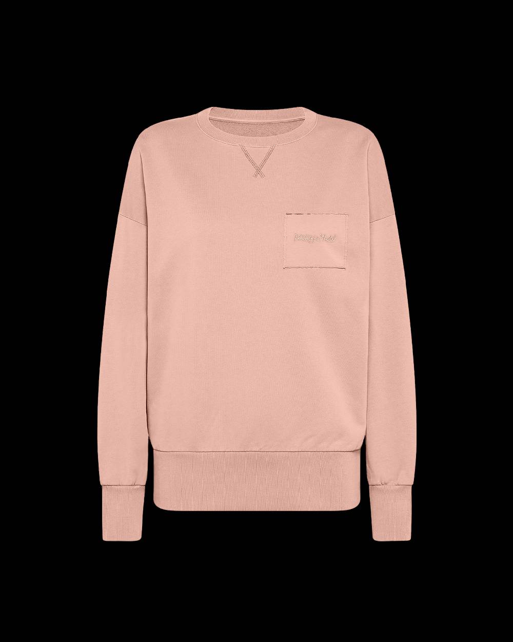 Philippe Model Felpa girocollo Brigitte da Donna Rosa in Jersey Consegna Veloce