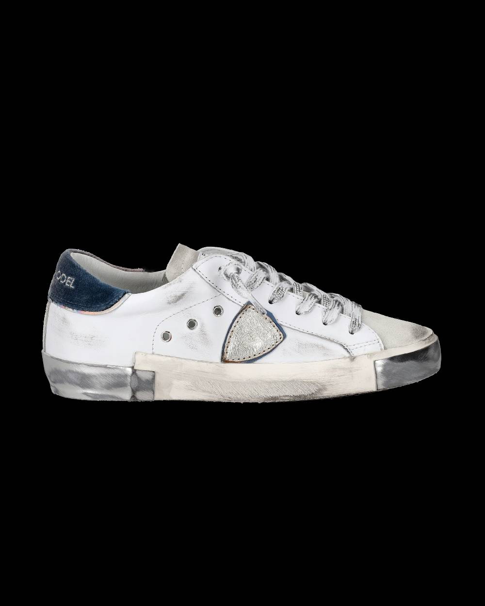 Philippe Model Sneaker basse Paris donna - bianco e argento Fino Al -60%