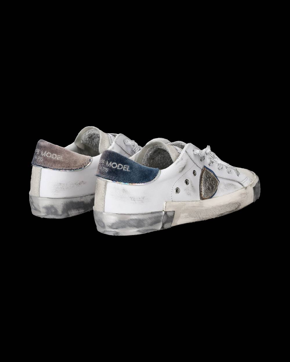 Philippe Model Sneaker basse Paris donna - bianco e argento Fino Al -60%