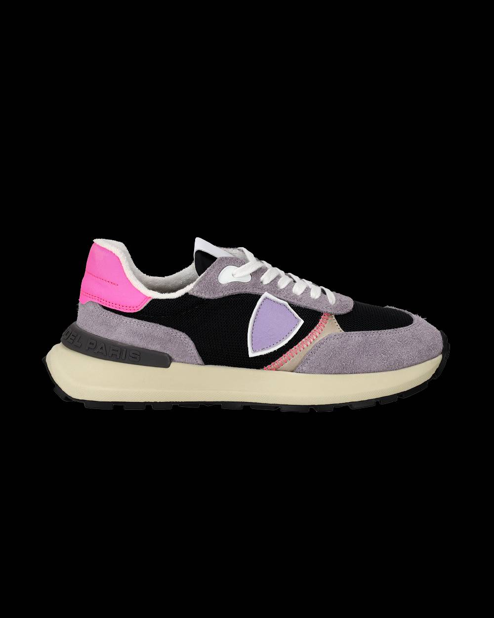 Philippe Model Sneaker running basse Antibes donna - lilla e nero Affare Del Giorno