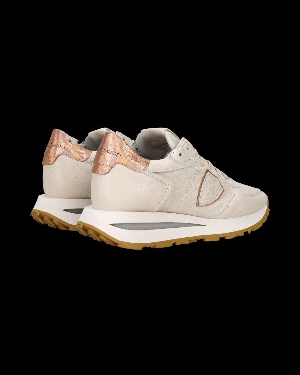 Philippe Model Sneaker basse Tropez Haute donna - beige e rosa Convenienza