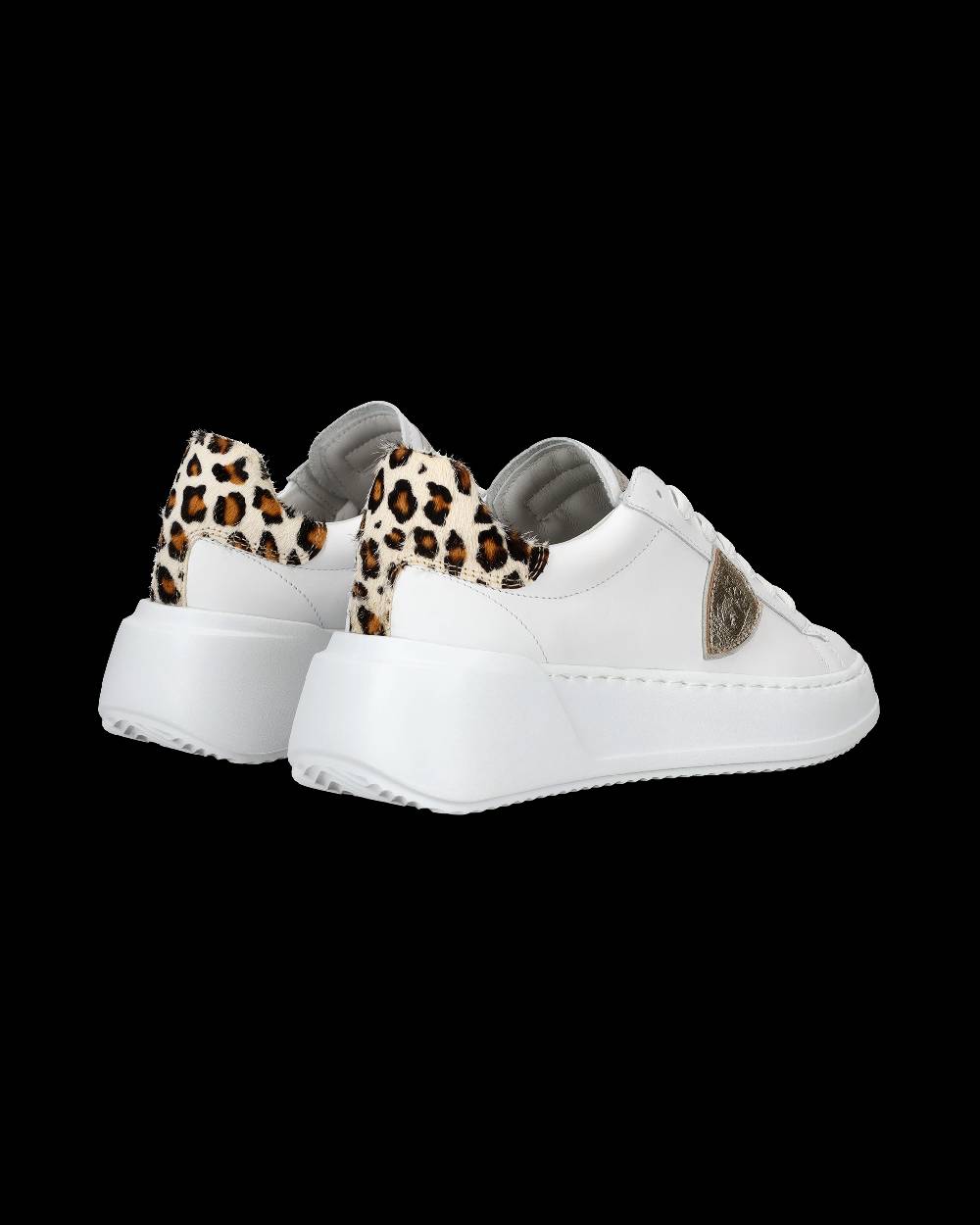 Philippe Model Sneaker bassa Tres Temple donna - bianco e animalier Novità