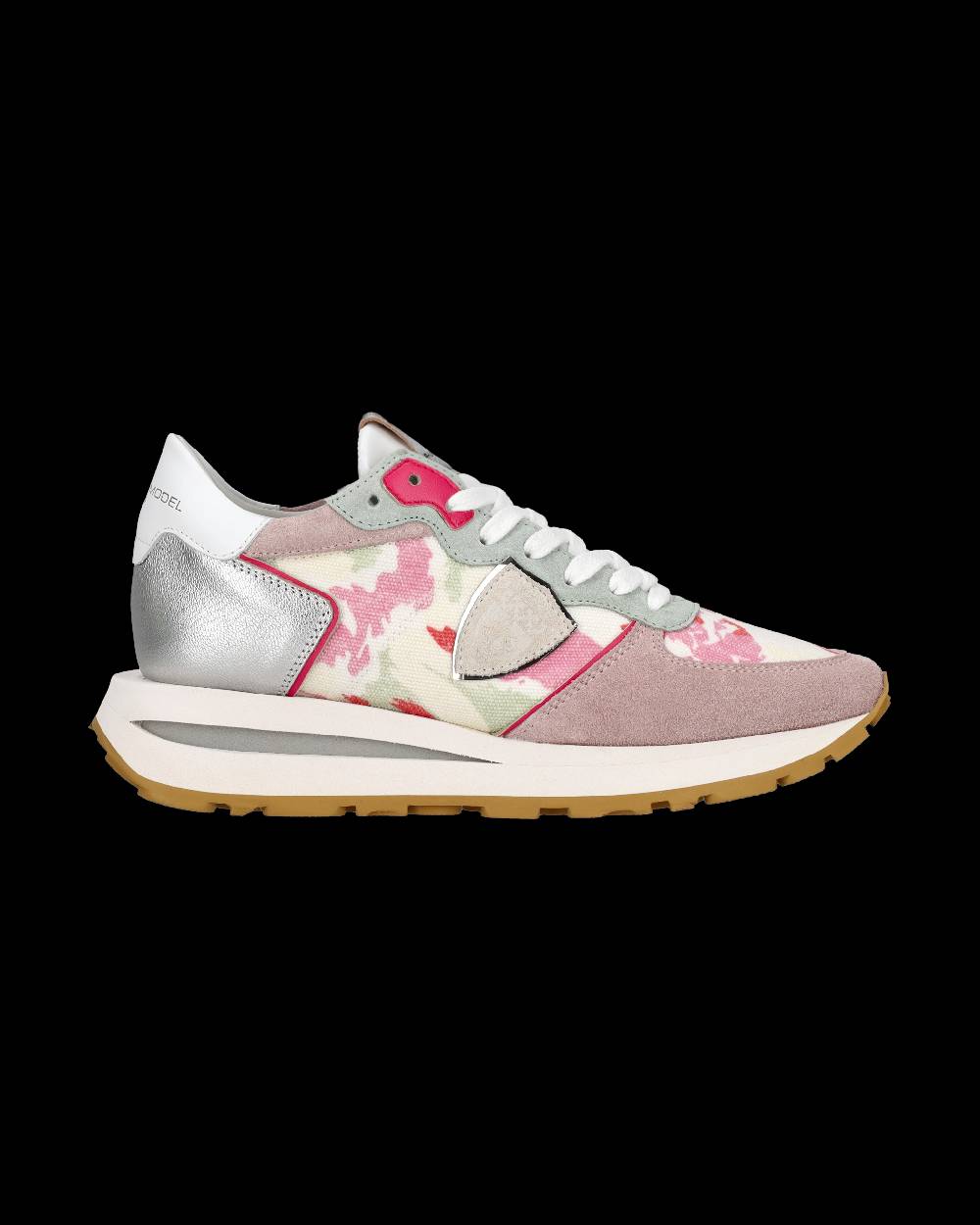 Philippe Model Sneaker basse Tropez Haute donna - bianco e rosa Outlet