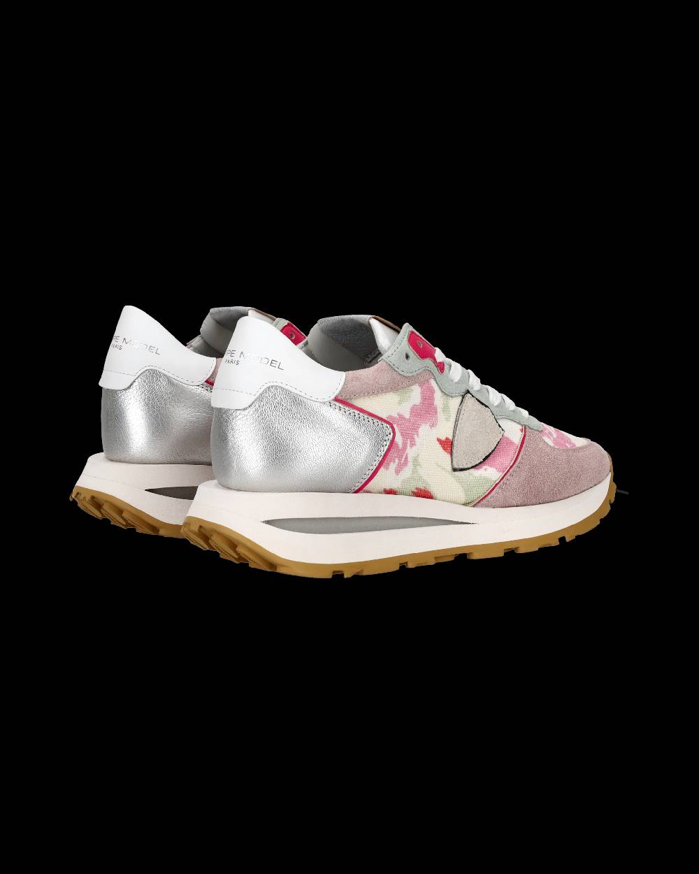 Philippe Model Sneaker basse Tropez Haute donna - bianco e rosa Outlet