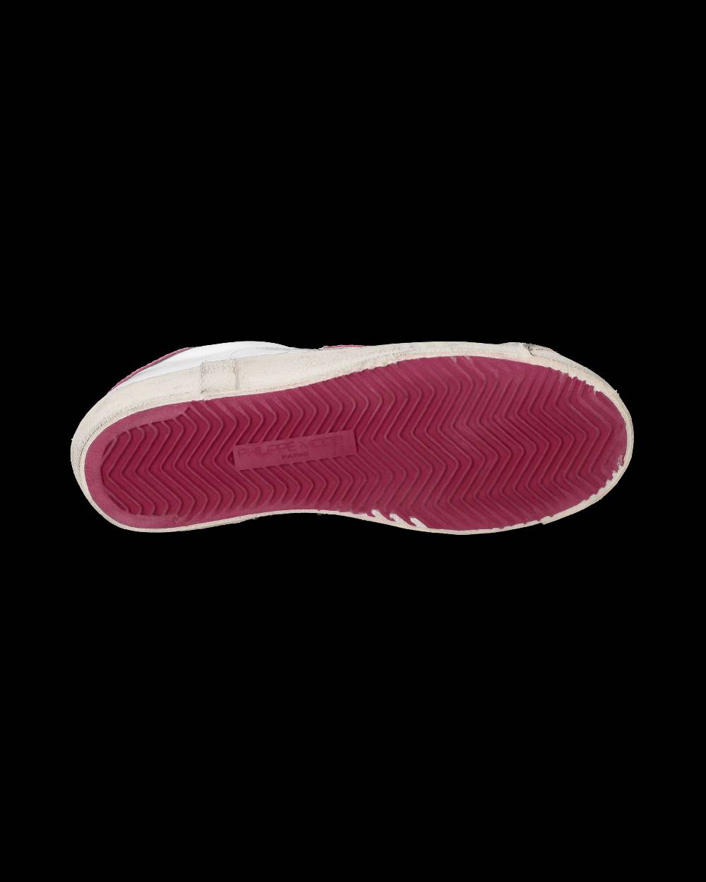 Philippe Model Sneaker basse Paris donna - bianco e fucsia Saldi