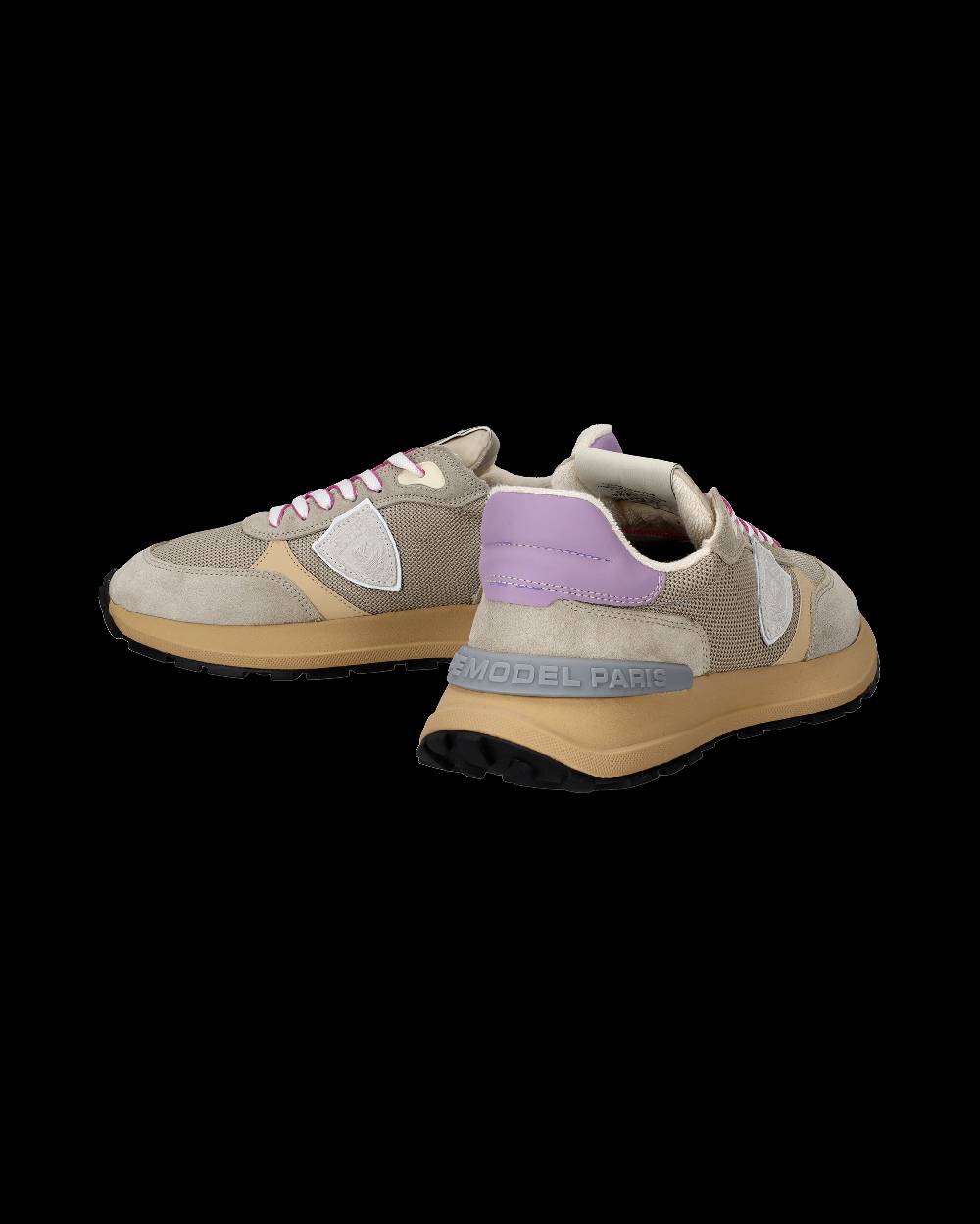 Philippe Model Sneakers Antibes da Donna Beige in Tessuto Tecnico Vendita Calda