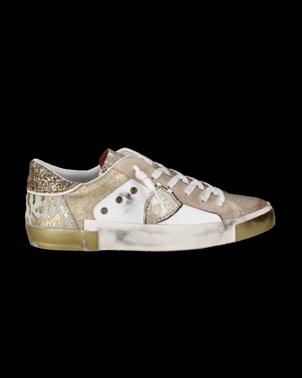 Philippe Model Sneaker bassa PRSX donna - bianco e oro I Più Venduti