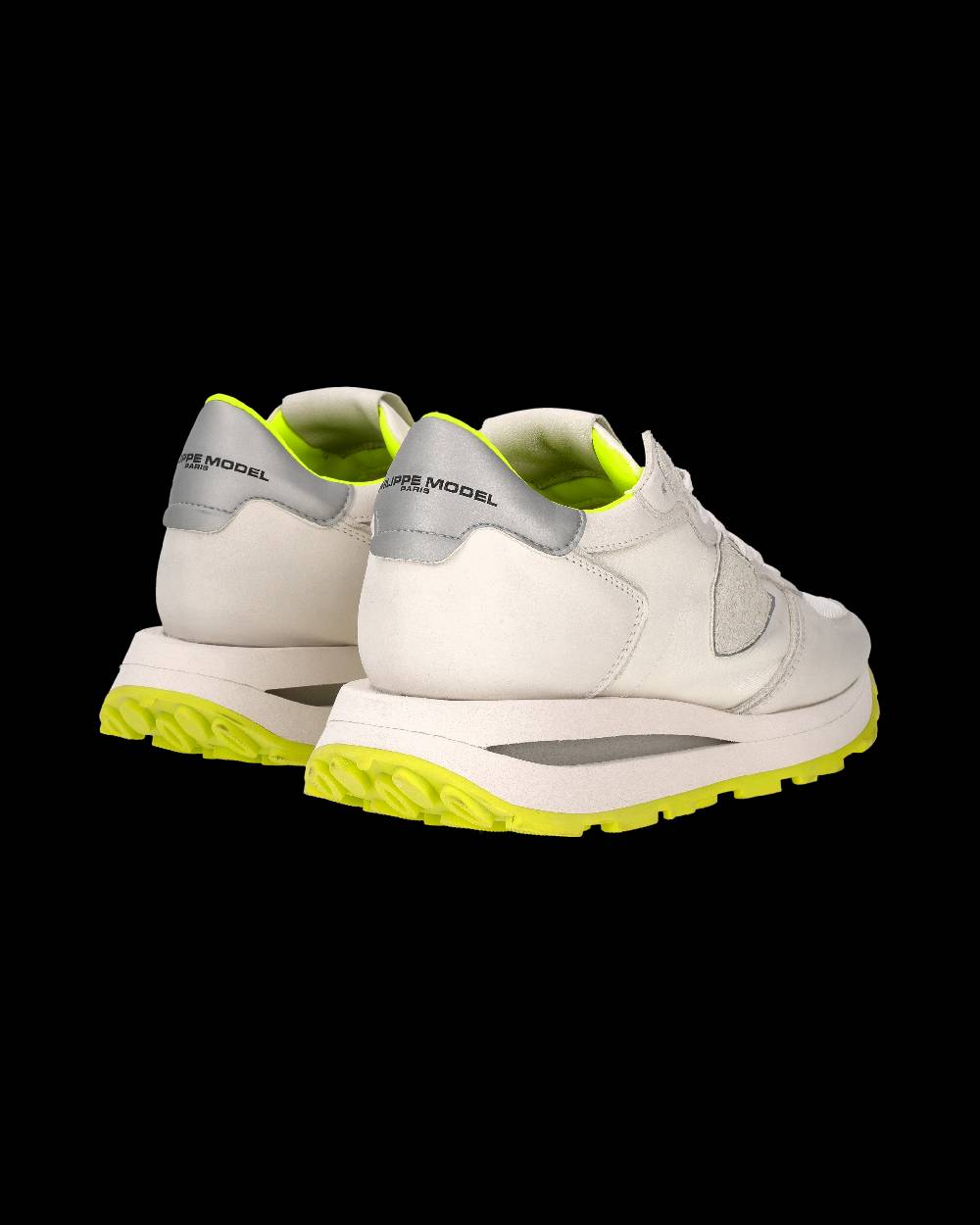 Philippe Model Sneaker Tropez Haute Donna, Bianco e Giallo Prezzo di fabbrica