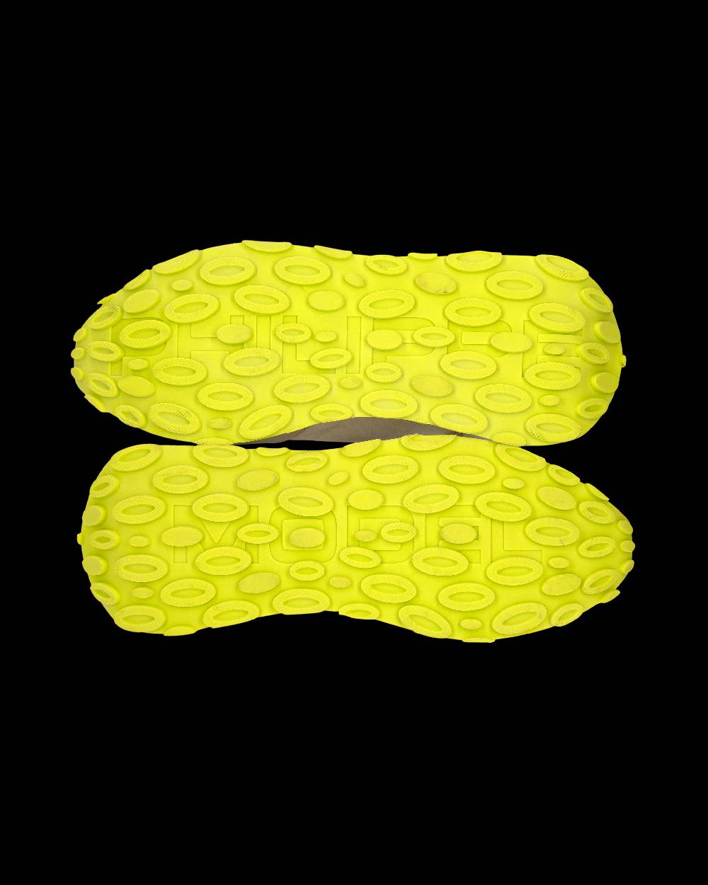 Philippe Model Sneaker Tropez Haute Donna, Bianco e Giallo Prezzo di fabbrica