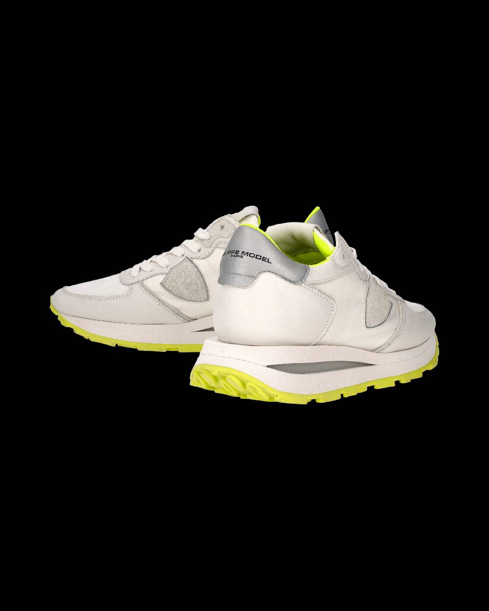 Philippe Model Sneaker Tropez Haute Donna, Bianco e Giallo Prezzo di fabbrica