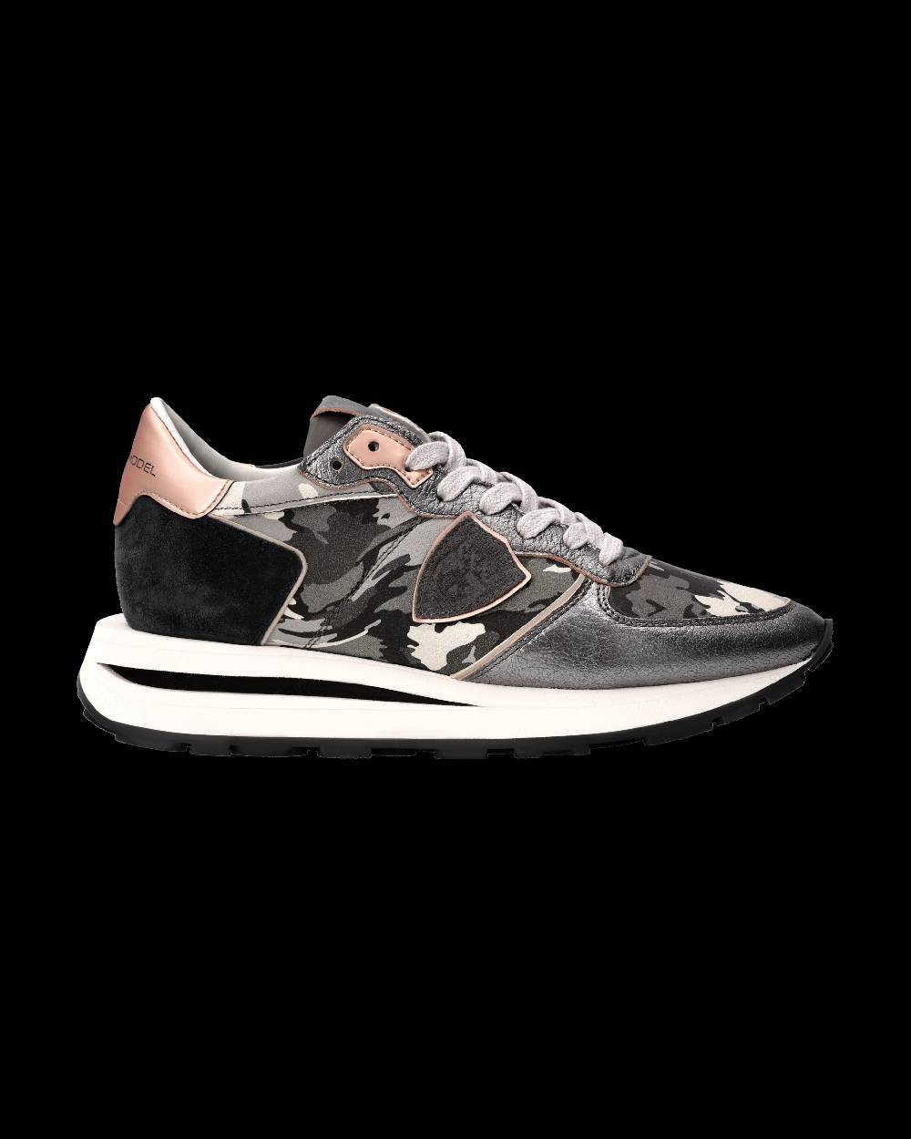 Philippe Model Sneaker Tropez Haute Donna, Antracite Comprare a buon mercato