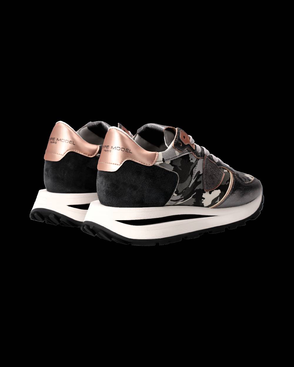 Philippe Model Sneaker Tropez Haute Donna, Antracite Comprare a buon mercato