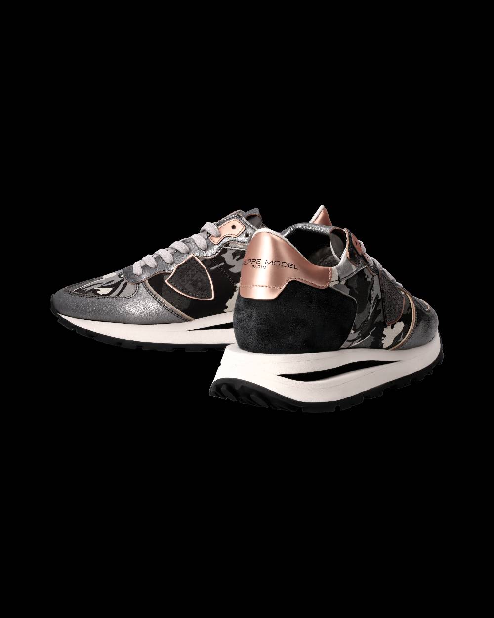 Philippe Model Sneaker Tropez Haute Donna, Antracite Comprare a buon mercato