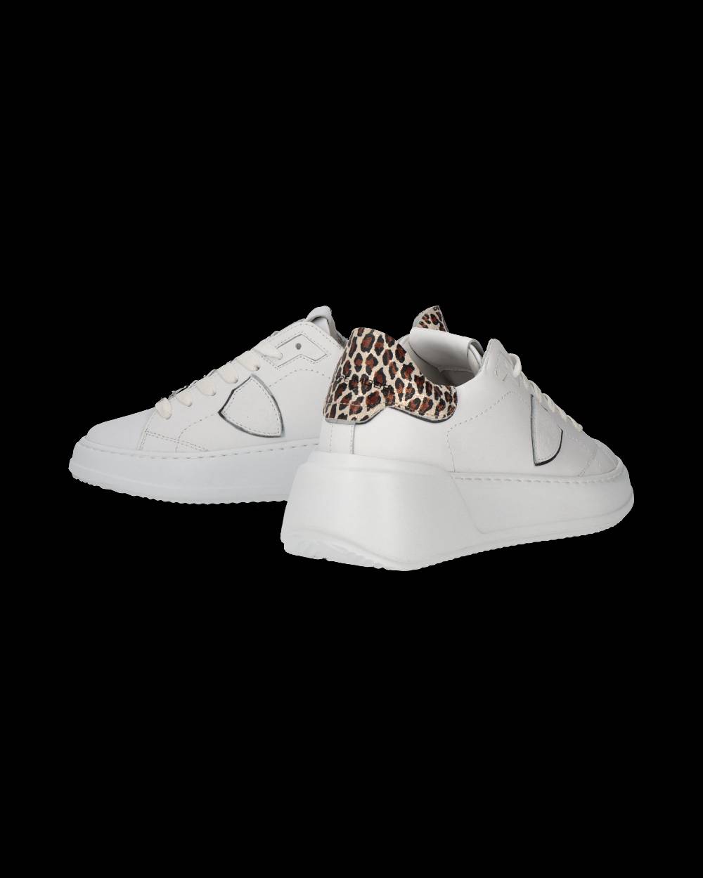 Philippe Model Sneaker Tres Temple Donna, Bianco e Beige Flash Sale
