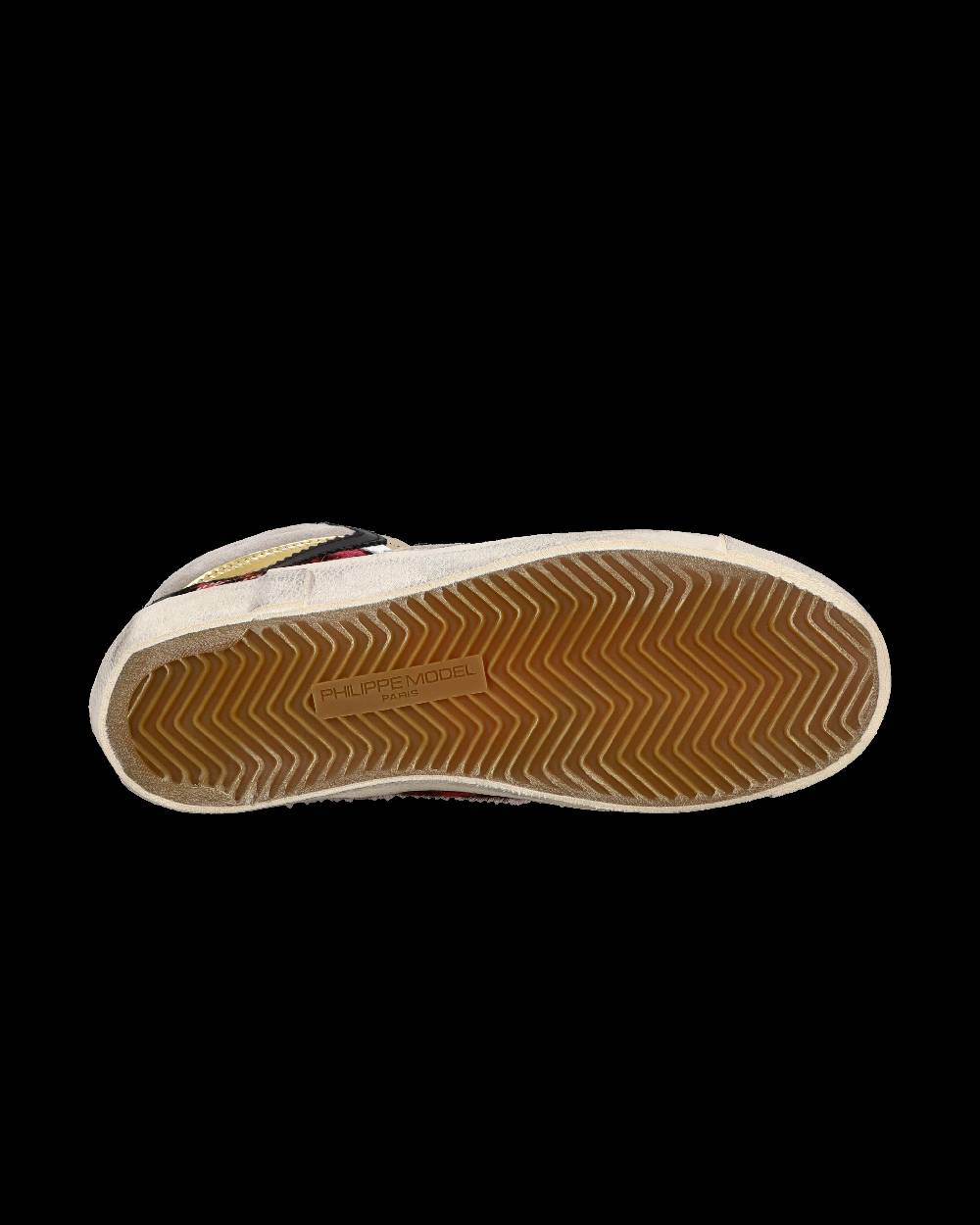 Philippe Model Sneaker casual Prsx da donna in nylon e pelle - Nero e argento Offerta San Valentino