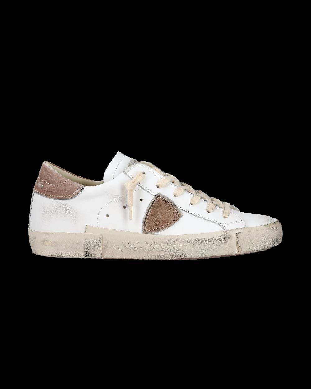 Philippe Model Sneaker casual Prsx da donna in pelle - Bianco e giallo Offerta Anniversario