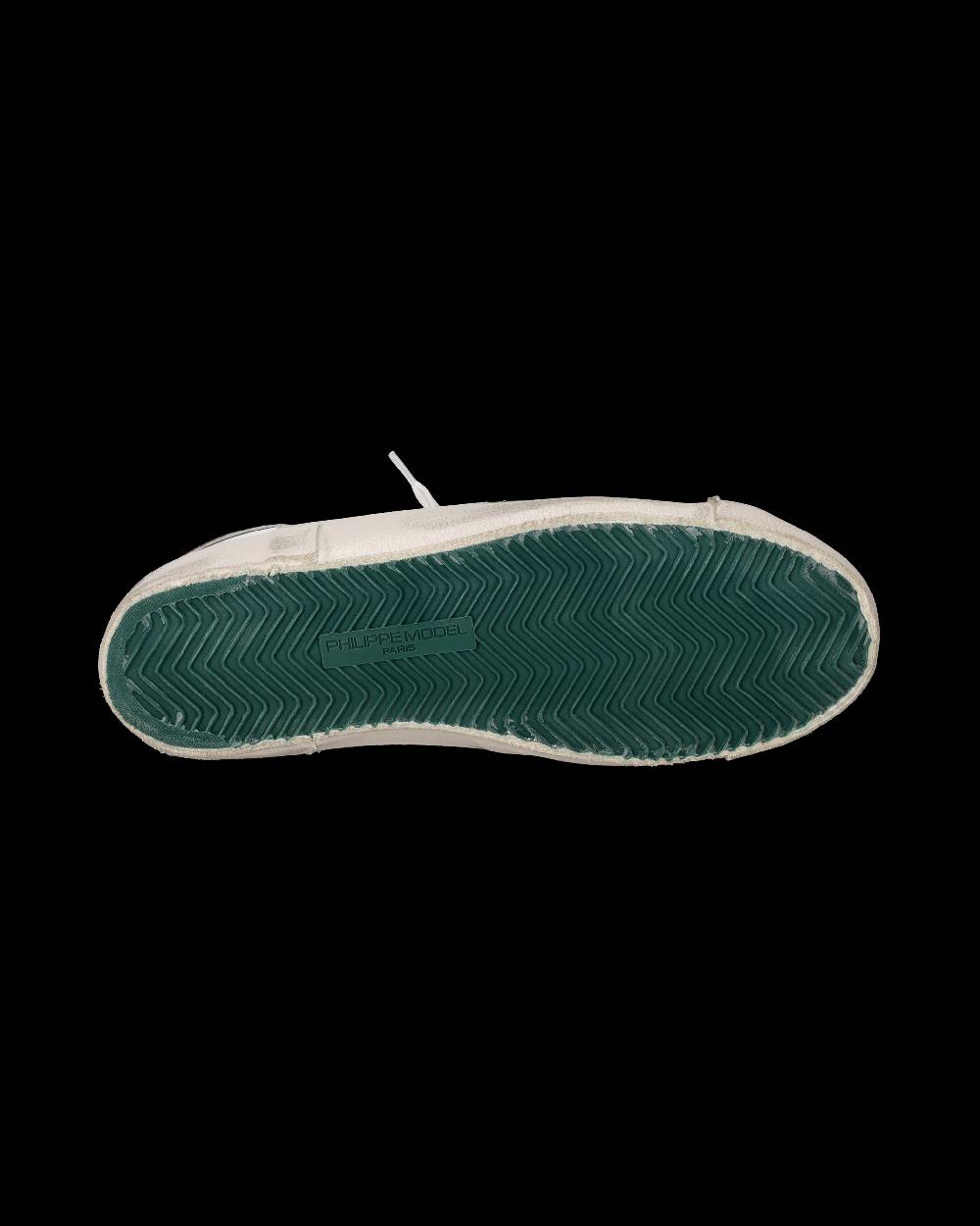 Philippe Model Sneaker basse Paris uomo - bianco e verde militare Offerte esclusive