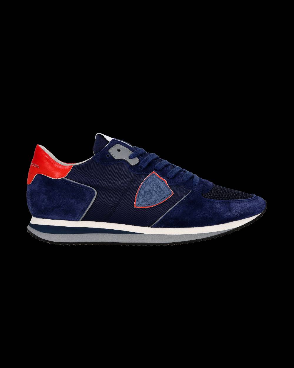 Philippe Model Sneaker casual Trpx da uomo in nylon e pelle - Blu e rosso Grandi sconti