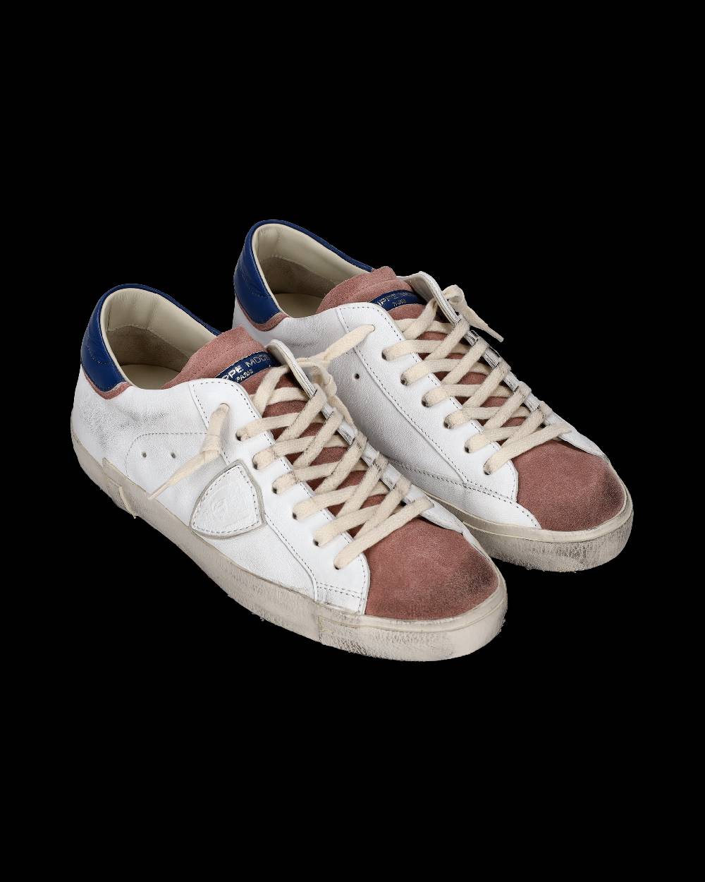 Philippe Model Sneaker basse Paris uomo - bianco e rosa Offerta settimanale