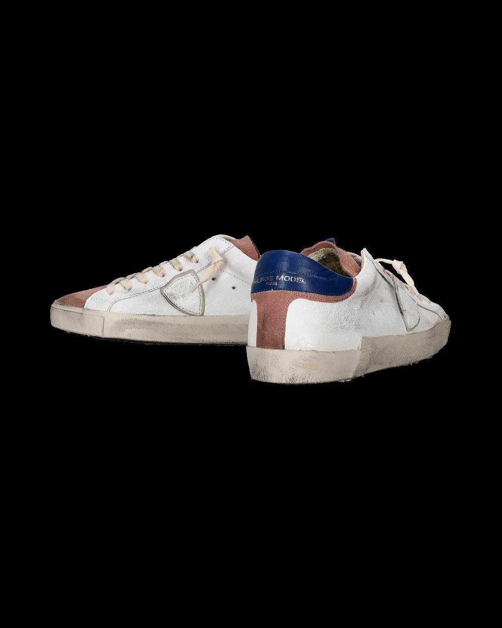 Philippe Model Sneaker basse Paris uomo - bianco e rosa Offerta settimanale