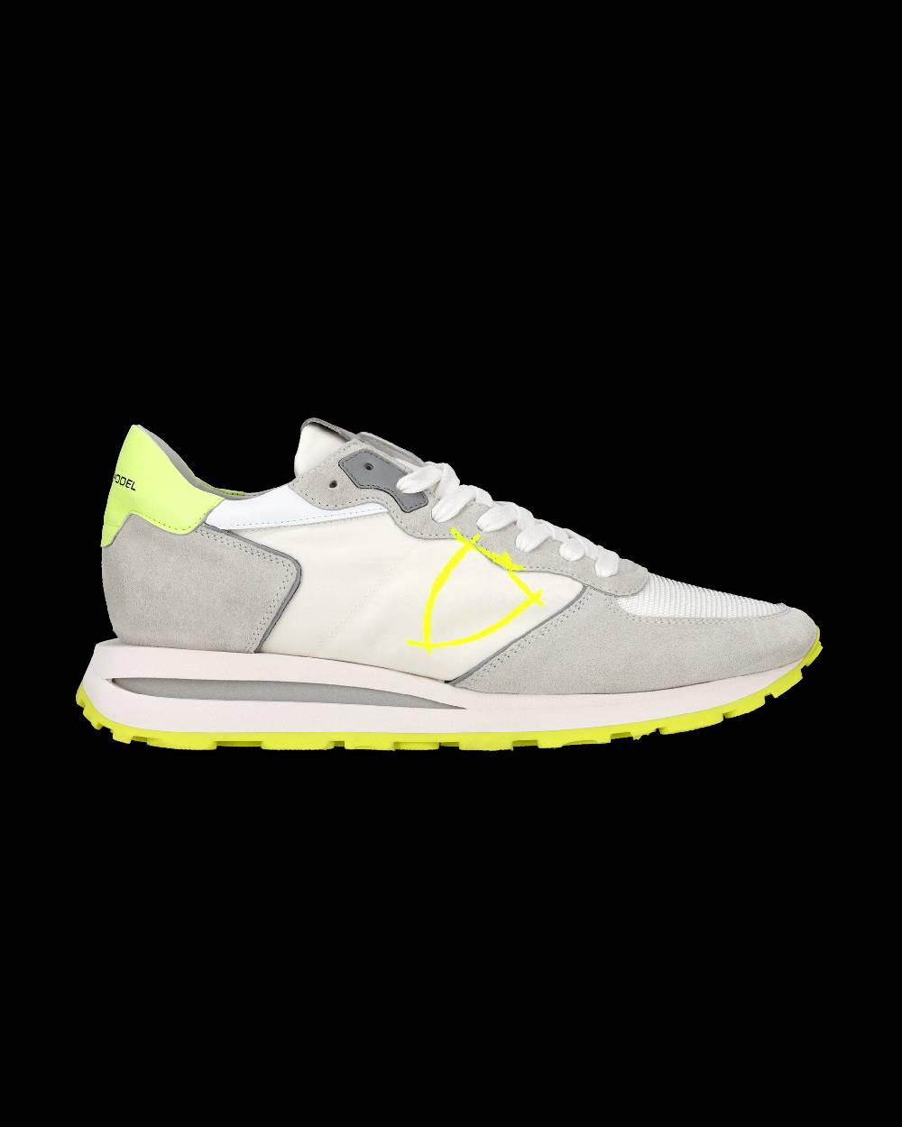 Philippe Model Sneaker basse Tropez Haute uomo - bianco e giallo Ultimo giorno