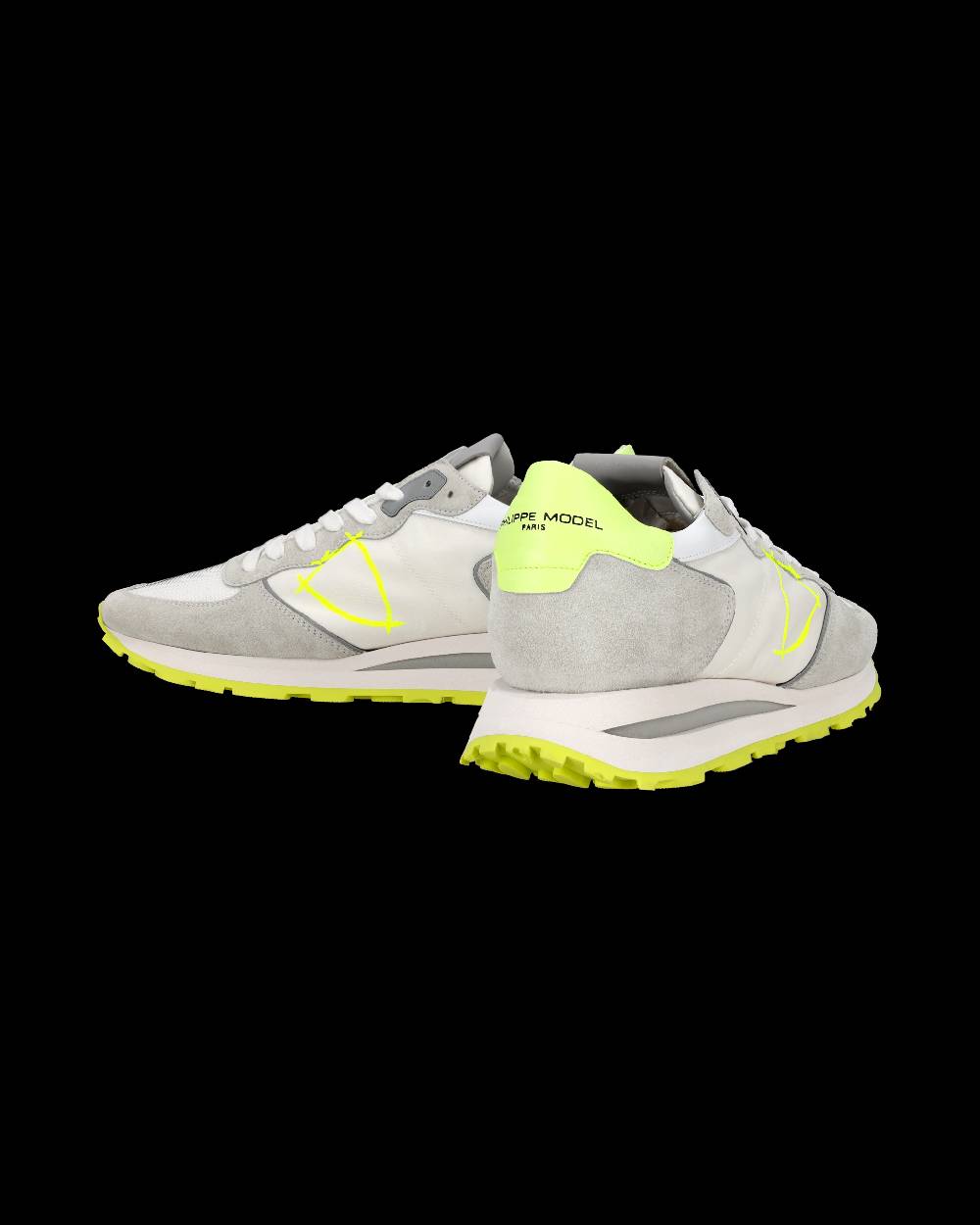 Philippe Model Sneaker basse Tropez Haute uomo - bianco e giallo Ultimo giorno