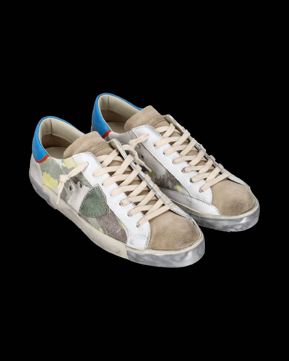 Philippe Model Sneaker basse Prsx uomo - verde e bluette Offerta speciale della fabbrica