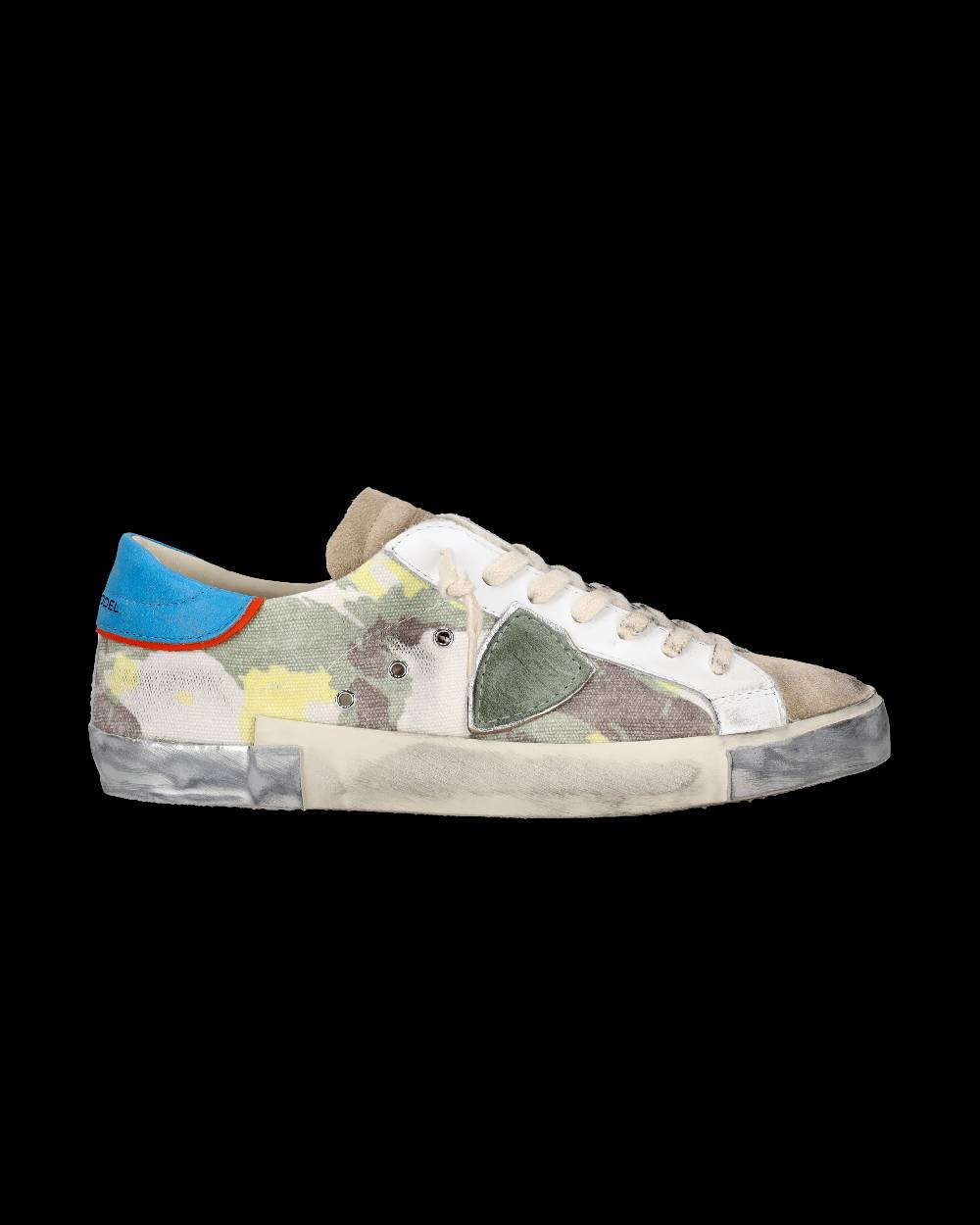 Philippe Model Sneaker basse Prsx uomo - verde e bluette Offerta speciale della fabbrica
