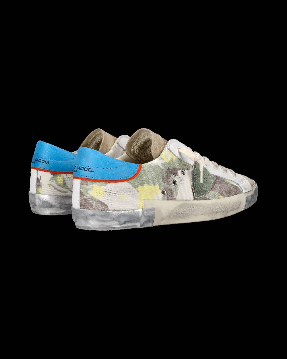 Philippe Model Sneaker basse Prsx uomo - verde e bluette Offerta speciale della fabbrica