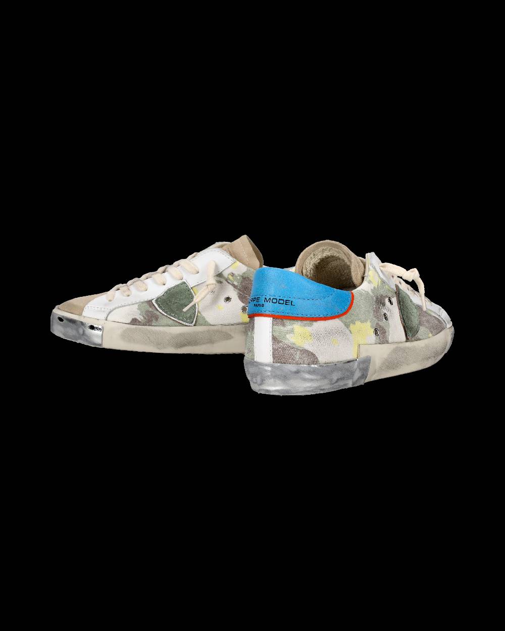 Philippe Model Sneaker basse Prsx uomo - verde e bluette Offerta speciale della fabbrica
