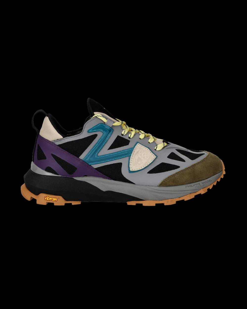 Philippe Model Sneaker basse Rocx uomo - grigio e petrolio Enormi sconti