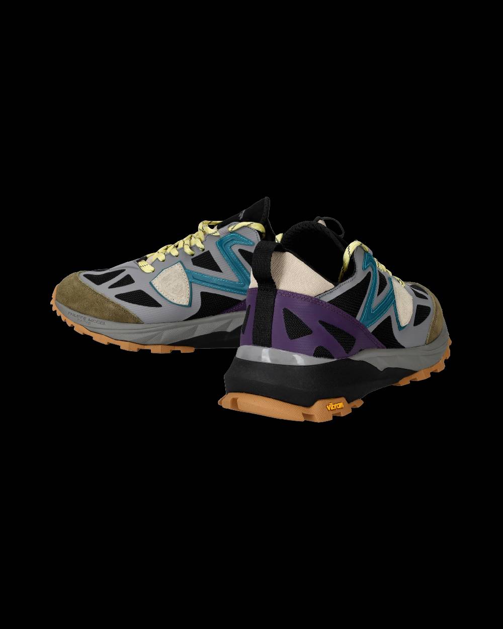Philippe Model Sneaker basse Rocx uomo - grigio e petrolio Enormi sconti
